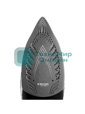 Утюг BRAYER BR4015 черный, 2400 Вт, 25 г/мин, 140 г/мин, 300 мл