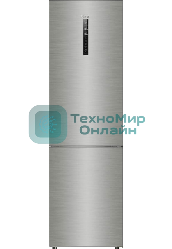 Холодильник Haier C2F637CFMVU1 серебристый двухкамерный 278/108л морозилка снизу, No Frost