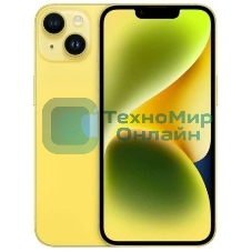 Смартфон Apple iPhone 14 256Gb, 6Gb, желтый