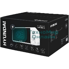 Микроволновая печь Hyundai HYM-M2044 белый, 20 л, 700 Вт, переключатели - поворотный механизм