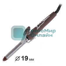 Щипцы для завивки волос DELTA LUX DL-0630 коричневый, 19 мм, 180 °C, 1 режим