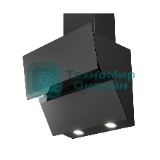 Наклонная вытяжка Kuppersberg/Наклонная вытяжка Kuppersberg, 60 см, High-Tech, таймер, периметральное всасывание, обратный клапан, сенсорное управление, 3 скорости + турборежим, макс. Производительность 1180 м3/ч, уровень шума 56 дБ, цвет черный