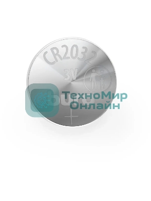 Батарея Buro Lithium CR2032 (1шт) блистер, 3 В