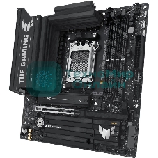 Материнская плата ASUS TUF Gaming B850M-Plus, AM5, AMD B850, 4xDDR5, 4xSATA, 3xM.2, 1xPCIe 5.0 x16, 1xPCIe 4.0 x4, 1xPCIe x1, 1xDP, 1xHDMI, 1x2.5Gb LAN, 4xUSB 2.0, 4xUSB 3.2 Gen 1, 3xUSB 3.2 Gen 2, 1xUSB-C, 3x3.5 мм, 7.1, mATX
