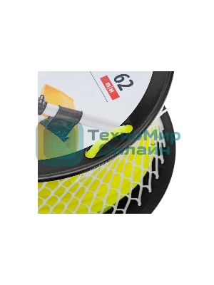 Леска для триммера Denzel квадрат, 4,0мм х 62м, на DIN катушке FLEX CORD