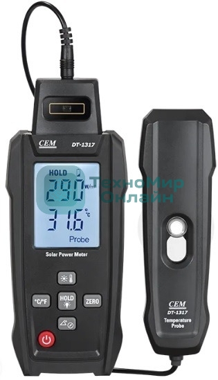 Измеритель CEM DT-1317 CEM 685576 интенсивности солнечного излучения