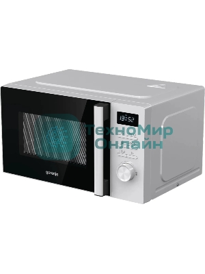 Микроволновая печь Gorenje MO20A3WH белый, 20 л, 800 Вт, переключатели - кнопки, поворотный механизм