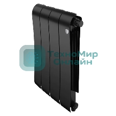 Радиатор биметаллический Royal Thermo Infinity 500 Noir Sable VR80 - 4 секц.