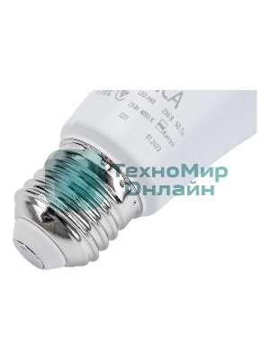 Лампа светодиодная GENERICA LL-A60-20-230-40-E27-G A60 20 Вт грушевидная 4000К E27 230В