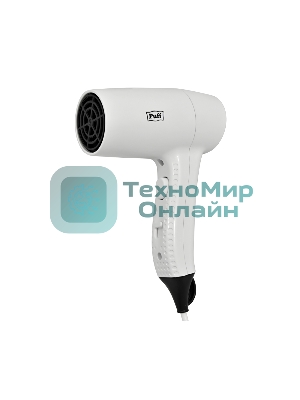Фен Puff 1203B белый, 1200 Вт