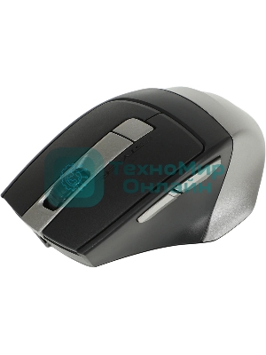 Мышь беспроводная A4Tech Fstyler FB35C серый/черный, 2000 dpi, радиоканал, Bluetooth, USB, кнопки - 6
