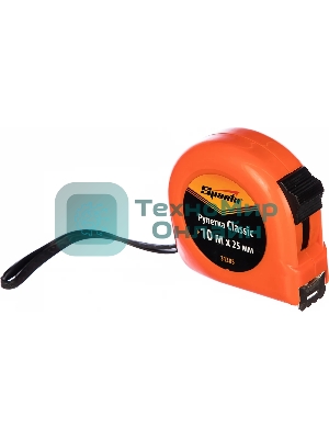Рулетка Sparta Classic, 10 м х 25 мм, пластиковый корпус