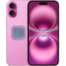 Смартфон Apple iPhone 16, 8/128Gb, розовый