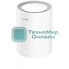 Бесшовный Mesh роутер Cudy M3000(1-PACK) AX3000 10/100/1000/2500BASE-T, белый
