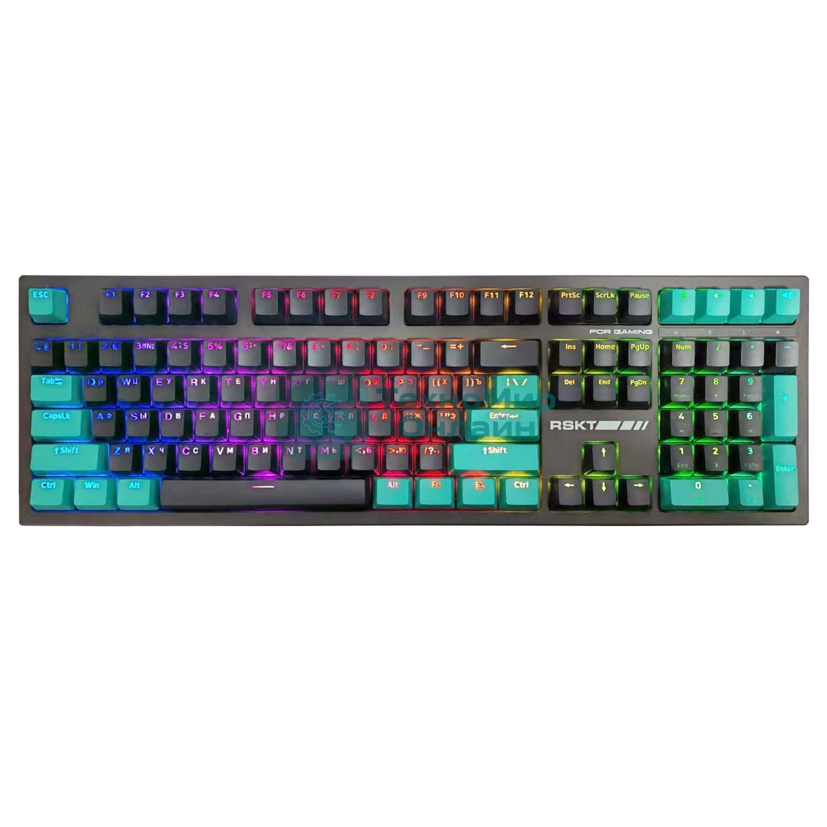 Клавиатура Raskat KM002 проводная, USB Type-A, серый