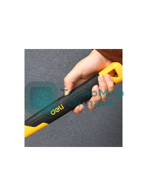 Кувалда Deli DL447003 1,36кг, рукоятка из высокопрочного стекловолокна