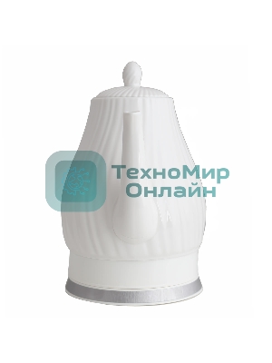 Чайник электрический Centek CT-0064 2.0л, 2150W, супербелая керамика, рельефный корпус