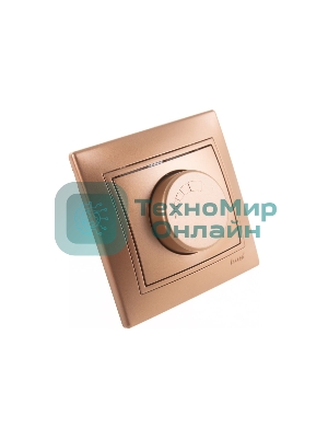 Светорегулятор СП 1000 Вт Мира метал. зол. Lezard 701-1313-157