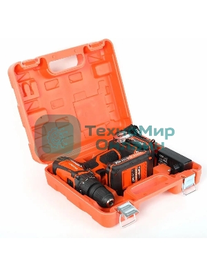 Дрель-шуруповерт аккумуляторная Patriot BR 203UES, Аккумуляторная, 20В, 2 АКБ, Кейс