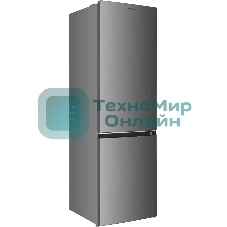 Холодильник Hyundai CC30021AF нержавеющая сталь 182/55л морозилка снизу, No Frost