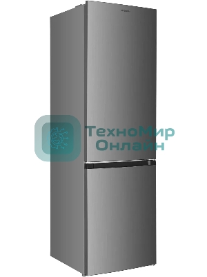 Холодильник Hyundai CC30021AF нержавеющая сталь 182/55л морозилка снизу, No Frost