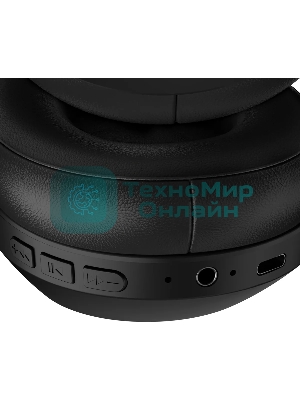 Беспроводные/проводные наушники Defender FreeMotion B490 черный, накладные, Bluetooth + проводной, складная конструкция, микрофон, до 10 ч