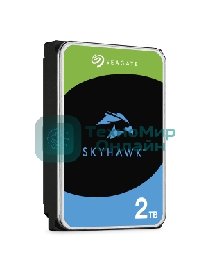 Жесткий диск HDD Seagate SkyHawk 2Tb SATA 5400 rmp 6Gb/s 256Mb 3.5