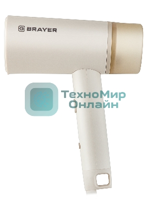 Отпариватель Brayer BR4130 бежевый, 1200 Вт, 18 г/мин, 100 мл