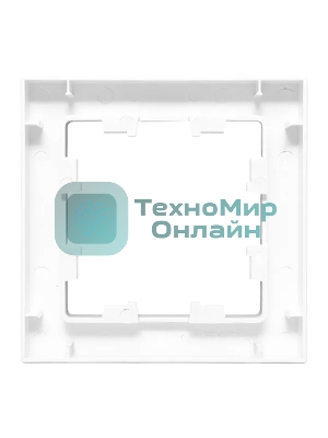 Рамка Эпика 1-местная, белая, пластик
