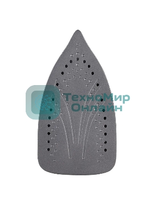 Утюг Аксинья КС-3004 черный с красным, 2200 Вт, 25 г/мин, 120 г/мин, 160 мл