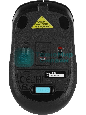 Мышь беспроводная A4Tech Fstyler FB10C черный, 2000 dpi, радиоканал, Bluetooth, USB, кнопки - 4