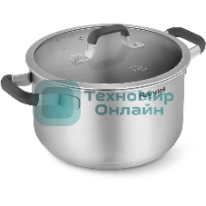 Кастрюля Rondell Stolz RDS-1753, 3.2 л, 20 см, с крышкой, сталь