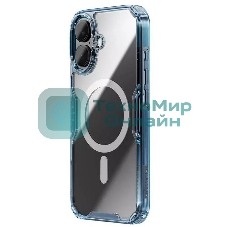 Чехол Nature TPU Pro Magnetic Case, синий, (AP iP16)
