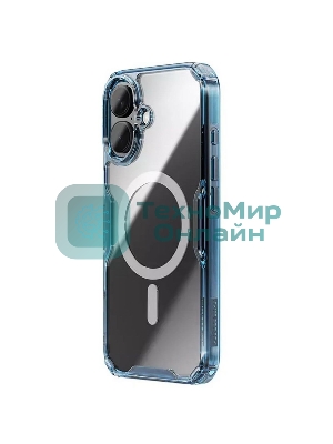 Чехол Nature TPU Pro Magnetic Case, синий, (AP iP16)