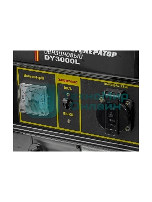 Электрогенератор бензиновый Huter DY3000L, 2.8 кВт, 67 дБ, 39 кг