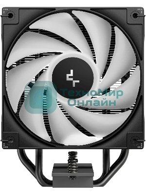 Кулер для процессора DEEPCOOL AG400 BK ARGb V2 черный 120мм алюминий+медь 2100rpm 31.6db 4-pin 220W 154мм