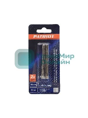 Сверло PATRIOT алмазное по керамограниту и керамике 6 мм, 2 шт в блистере