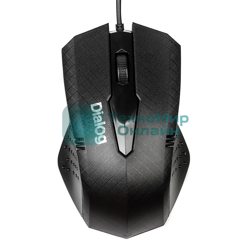 Мышь проводная Dialog Pointer MOP-09U черный, 800 dpi, USB, кнопки - 3