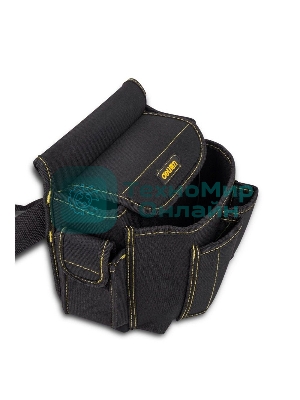 Поясная сумка монтажника Deli DL-P4 220 x 200 x 140мм, 6 карманов, ткань Оксфорд 600D