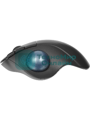 Трекбол Logitech M575S черный оптическая 2000dpi беспров. BT/Radio USB2.0 (910-007035)