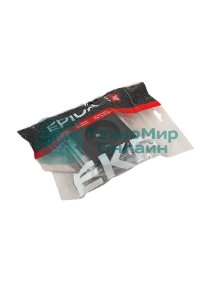 Розетка EKF UP1-SOB-100 СП Эпика 16А без заземл. без шторок механизм черный