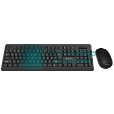 Комплект клавиатура+мышь Philips SPT6324 беспроводной, USB, 1000 DPI, чёрный