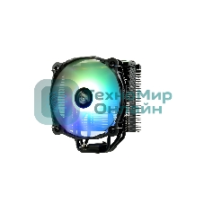 Кулер для процессора Enermax F40 ARGb Edition черный, 140 мм, алюминий/медь, 1200 об/мин, 23 дБ, 4 pin, 200 Вт, 158 мм
