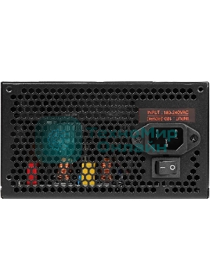 Блок питания Digma DPSU-400W-WH, 400 Вт, 80 PLUS белый, 120 мм, черный