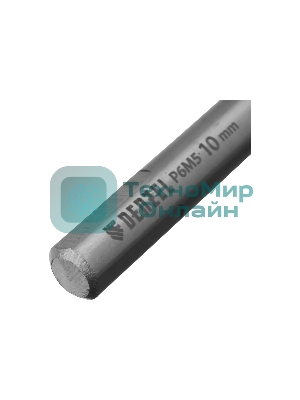 Сверло спиральное по металлу Denzel 10 x 133 мм, Р6М5, Golden Tip