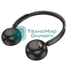 Беспроводные/проводные наушники Hoco W62 черный, полноразмерные, Bluetooth + проводной, складная конструкция, до 20 ч.