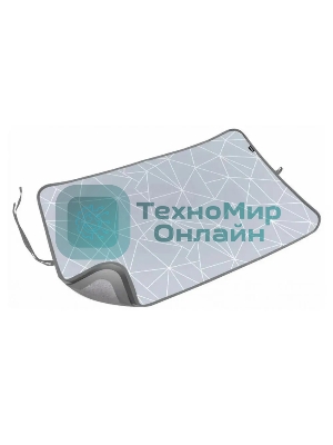 Коврик для глажки белья малый NIKA КГМ/3, принт: с линиями на сером