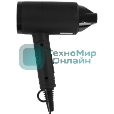 Фен BRAYER BR3040 черный, 1400 Вт, компактный