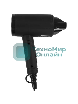 Фен BRAYER BR3040 черный, 1400 Вт, компактный