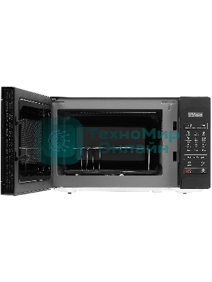 Микроволновая печь Sharp R-6800RK черный, 20 л, 800 Вт, переключатели - сенсор